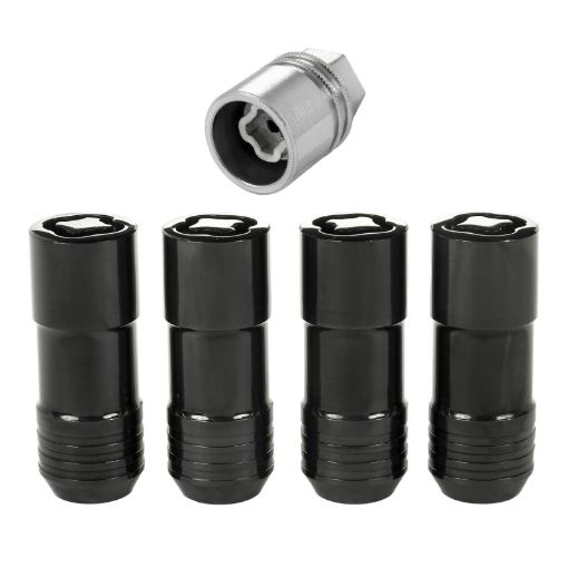 Picture of McGard Wheel Lock Nut Set - 4pk. (Cone Seat) M14X2.0 1316 Hex 2.25in. Length - Black
