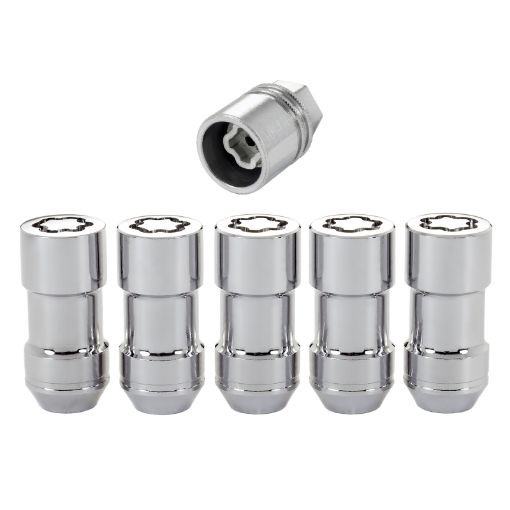 Picture of McGard Wheel Lock Nut Set - 5pk. (Cone Seat) M14X1.5 22mm Hex 1.965in. Length - Chrome