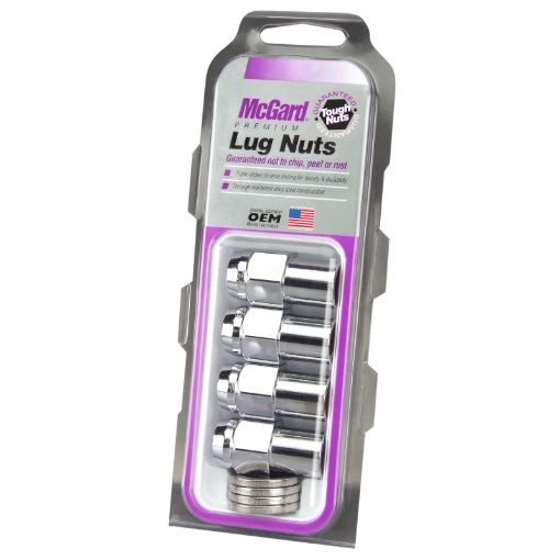 Picture of McGard Hex Lug Nut (Reg. Shank - .746in.) M12X1.5 1316 Hex 1.65in. Length (4 - Pack) - Chrome