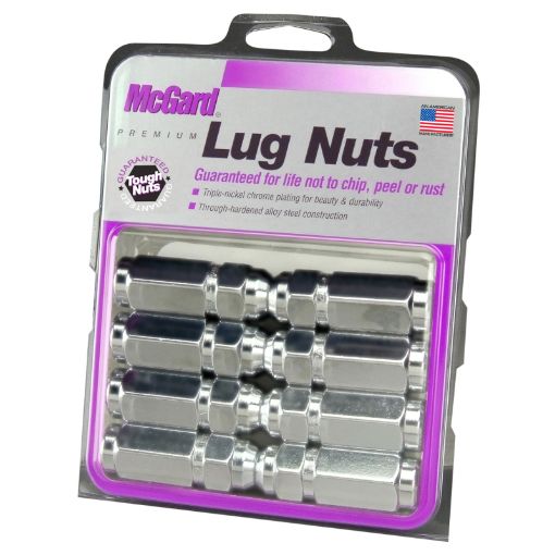 Picture of McGard Hex Lug Nut (Cone Seat Duplex) 916 - 18 78 Hex 2.5in. Length (8 - Pack) - Chrome