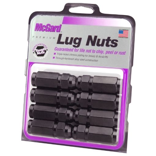 Picture of McGard Hex Lug Nut (Cone Seat Duplex) 916 - 18 78 Hex 2.5in. Length (8 - Pack) - Black