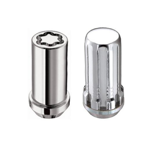 Picture of McGard SplineDrive Tuner 6 Lug Install Kit wLocks Tool (Cone) M14X1.5 22mm Hex - Chrome