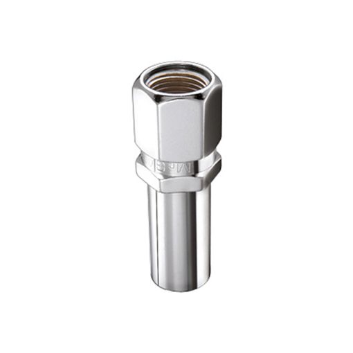 Picture of McGard Hex Lug Nut (Drag Racing X - Long Shank) M12X1.5 1316 Hex 2.475in. L (Box of 100) - Chrome