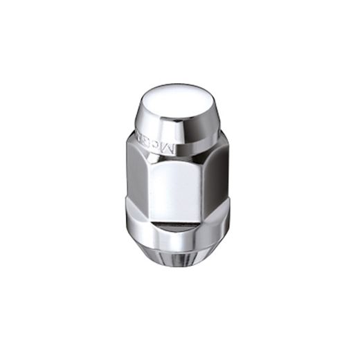 Picture of McGard Hex Lug Nut (Cone Seat Bulge Style) M12X1.25 34 Hex 1.45in. Length (4 - Pack) - Chrome