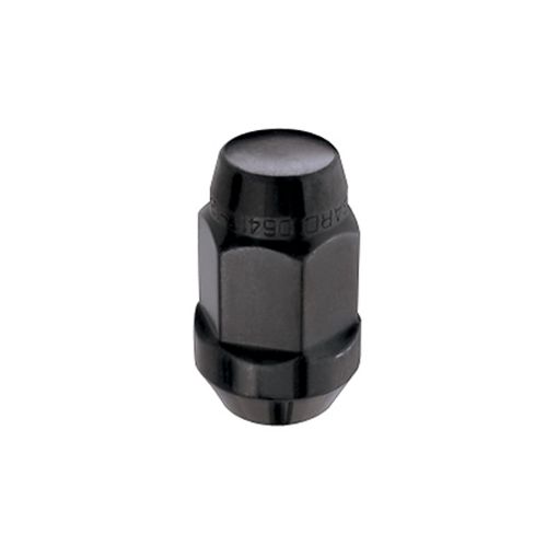 Picture of McGard Hex Lug Nut (Cone Seat Bulge Style) 12 - 20 34 Hex 1.45in. Length (Box of 144) - Black