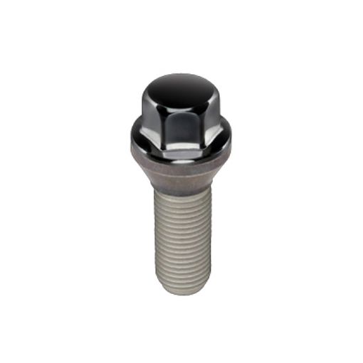 Picture of McGard Hex Lug Bolt (Cone Seat) M12X1.25 17mm Hex 25.6mm Shank Length (Box of 50) - Black