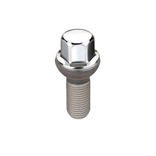 Picture of McGard Hex Lug Bolt (Radius Seat) M14X1.5 17mm Hex 26.3mm Shank Length (Box of 50) - Chrome
