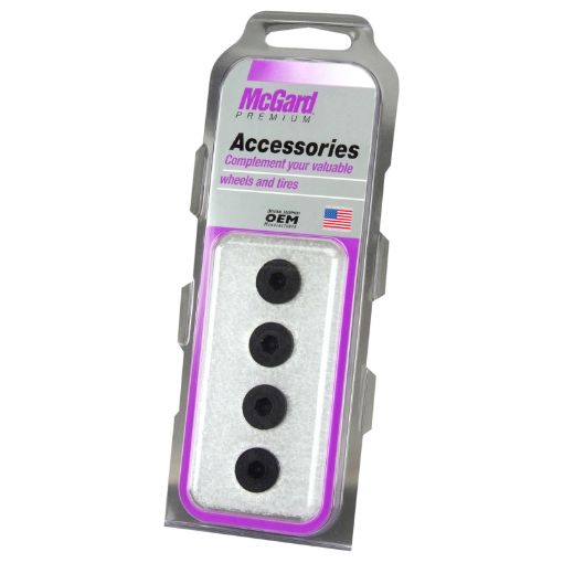 Picture of McGard Plugs For Racing Lug Nuts (4 - Pack) - Black