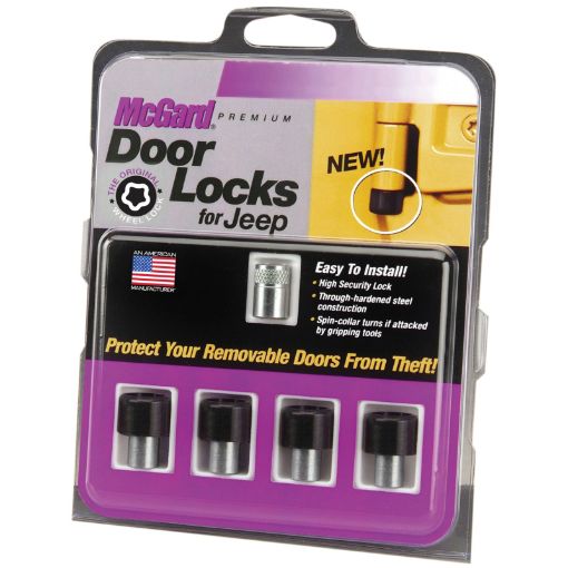 Picture of McGard 07 - 17 Jeep Wangler JK Unlimited JK 4 - Door Lock Set - (4 Locks)