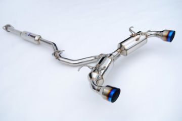 Picture of Invidia 12 Subaru BRZ Toyota 86 N2 60mm Single Layer Titanium Burnt Tips Cat - Back Exhaust