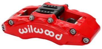 Picture of Wilwood Caliper - AT6 Lug Mount Red 1.75in1.38in1.38in Piston .75in Rotor - Right Side