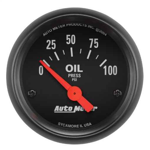 Picture of Autometer Z - Series 52mm 0 - 100PSI Oil Pressure Gauge