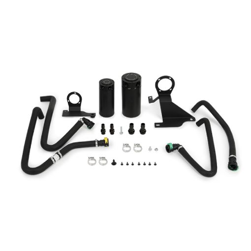Picture of Mishimoto 11 - 14 Ford F - 150 EcoBoost 3.5L Baffled Oil Catch Can Kit - Black