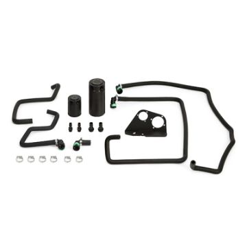 Picture of Mishimoto 15 - 16 Ford F - 150 EcoBoost 3.5L Baffled Oil Catch Can Kit - Black