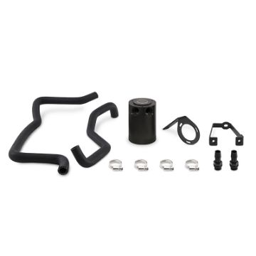 Picture of Mishimoto 2015 Dodge Charger 2015 Chrysler 300C 5.7L Direct Fit Oil Catch Can Kit - Black