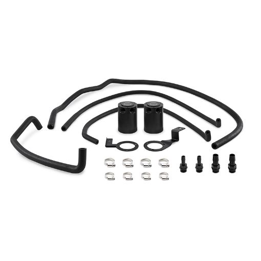 Picture of Mishimoto 2015 Subaru WRX Baffled Oil Catch Can Kit - Black