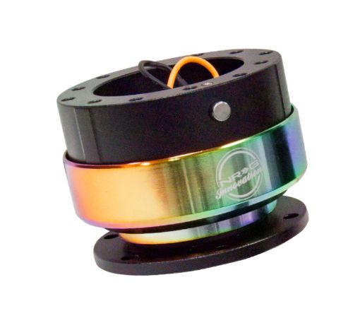 Picture of NRG Quick Release Gen 2.0 - Black Body Neochrome Ring