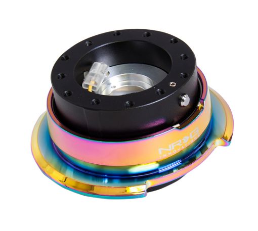 Picture of NRG Quick Release Gen 2.8 - Black Body Neochrome Ring