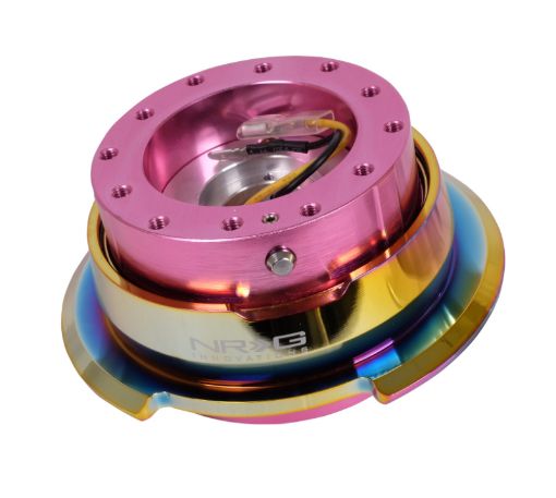 Picture of NRG Quick Release Gen 2.8 - Pink Body Neochrome Ring