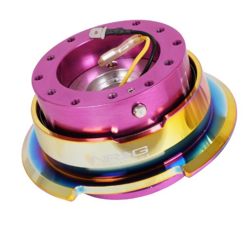 Picture of NRG Quick Release Gen 2.8 - Purple Body Neochrome Ring