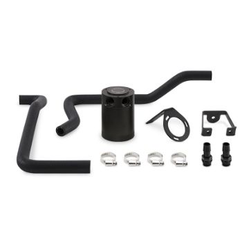 Picture of Mishimoto 05 - 10 Dodge Charger 05 - 10 Chrysler 300C 6.1L Direct Fit Oil Catch Can Kit - Black
