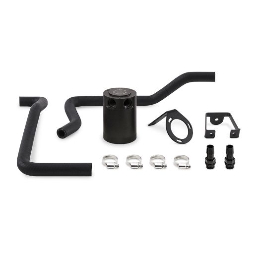 Picture of Mishimoto 05 - 10 Dodge Charger 05 - 10 Chrysler 300C 6.1L Direct Fit Oil Catch Can Kit - Black