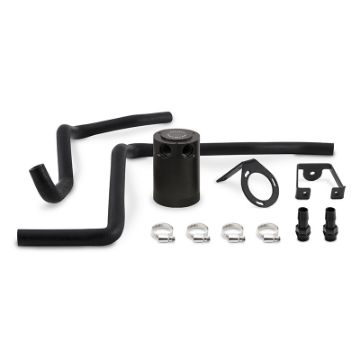 Picture of Mishimoto 12 - 14 Dodge Charger 12 - 14 Chrysler 300C 6.4L Direct Fit Oil Catch Can Kit - Black