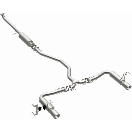 Picture of MagnaFlow 16 - 18 Honda Civic L4 2.0L Street Series Cat - Back Exhaust w Polished Tips