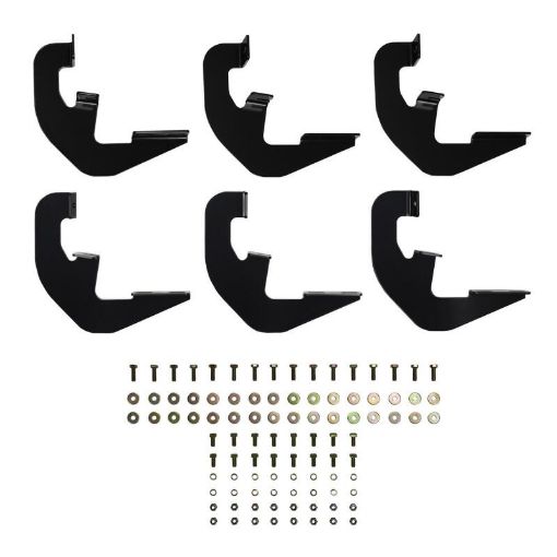 Picture of Westin 2019 Chevrolet SilveradoSierra 1500 DoubleCC Non LD Running Board Mount Kit - Black