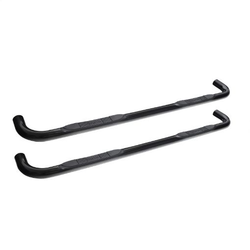 Picture of Westin 2019 Chevrolet SilveradoSierra 1500 Crew Cab E - Series 3 Nerf Step Bars - Black