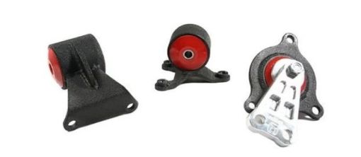 Picture of Innovative 02 - 06 Acura RSX Replacement K - Series Black Steel Mounts 85A Bushings