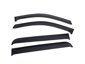 Picture of EGR 2019 Dodge Ram 1500 Crew Cab Tape - On Window Visors Set of 4 - Dark Smoke