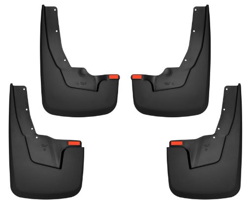 Picture of Husky Liners 19 - 22 RAM 1500 w OEM Fender Flares Custom - Molded Front Rear Mud Guards