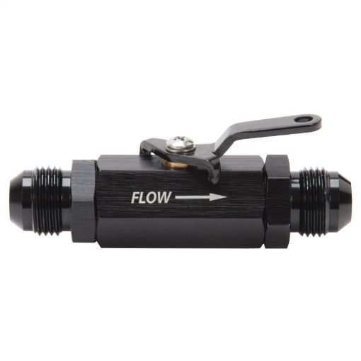 Picture of Russell Performance Shutoff Valve - 8 AN Male Black Finish