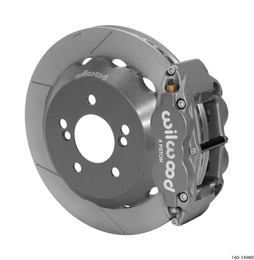 Picture of Wilwood Superlite 4RST Rear 12.88in Road Race Kit - Gray Hard Anodize 00 - 06 BMW M3 (E46)