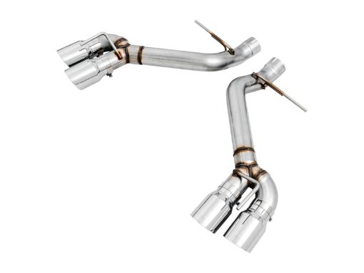 Picture of AWE Tuning 16 - 19 Chevrolet Camaro SS Axle - back Exhaust - Track Edition (Quad Chrome Silver Tips)