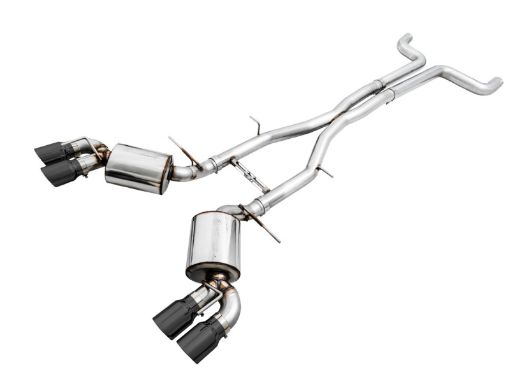 Picture of AWE Tuning 16 - 19 Chevy Camaro SS Non - Res Cat - Back Exhaust - Touring Edition (Quad Diamond Black Tips)