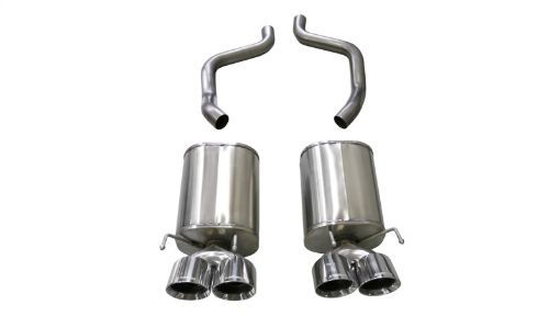 Picture of Corsa 2005 - 2007 Chevrolet Corvette (C6) 6.0L6.2L Polished Xtreme Axle - Back Exhaust w4.5in Tips