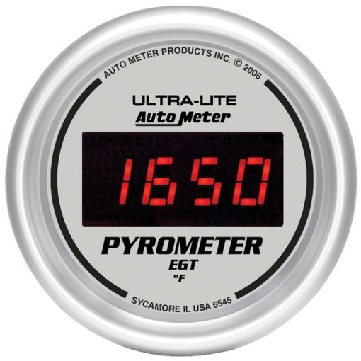 Picture of Autometer Ultra - Lite 52MM 0 - 2000 Degree Digital Pyrometer