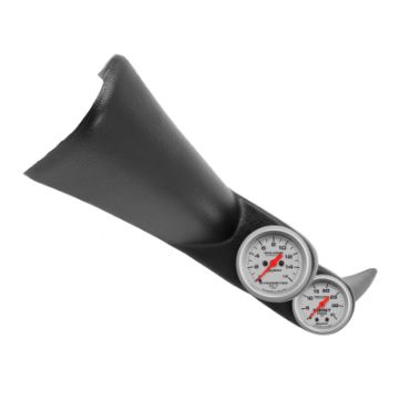 Picture of Autometer 00 - 06 Chevy DuramaxSilverado Black Dual Pillar Ultra - Lite Gauge Kit