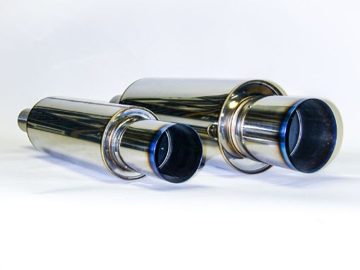 Picture of HKS Universal Stainless Hi Power 130mm Titanium Muffler