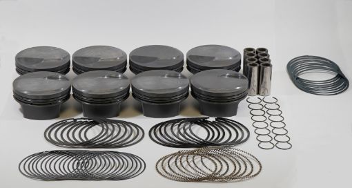 Picture of Mahle MS Piston Set BBC 540ci 4.500in Bore 4.25in Stroke 6.385in Rod .990 Pin 13cc 10.5 CR Set of 8