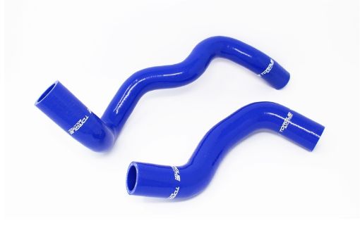 Picture of Torque Solution 2016 Ford Focus RS Silicone Radiator Hose Kit - Blue