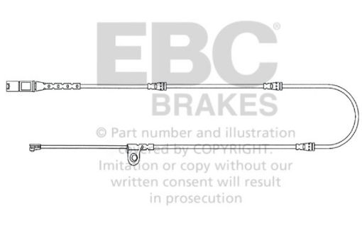 Picture of EBC 2010 - 2014 BMW X5 3.0L Turbo Front Wear Leads