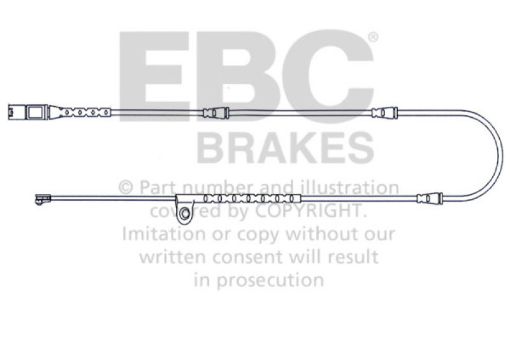 Picture of EBC 2010 - 2014 BMW X5 4.4L Twin Turbo Front Wear Leads
