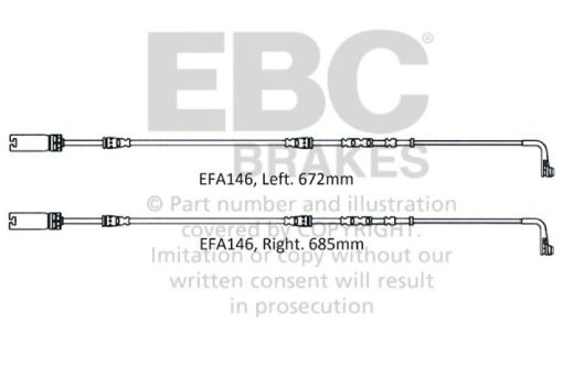 Picture of EBC 2008 - 2010 BMW M3 4.0L (E90) Front Wear Leads