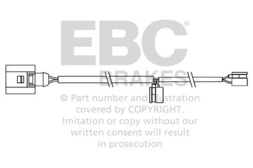 Picture of EBC 2008 Porsche Cayenne (1st Gen) 4.8L Turbo Rear Wear Leads