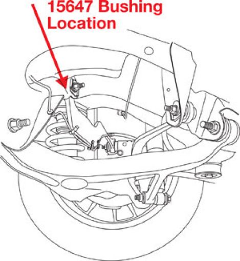 Picture of SPC Performance 07 - 17 GMC Acadia Rear UCA xAxis Sealed Flex Joint Bushing
