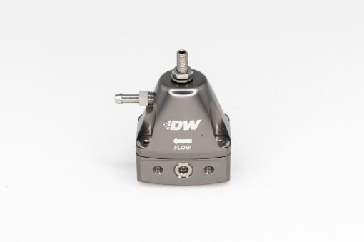 Picture of DeatschWerks DWR1000iL In - Line Adjustable Fuel Pressure Regulator - Titanium
