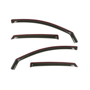 Picture of Westin 2018 - 2019 Honda Accord Sedan Wade In - Channel Wind Deflector 4pc - Smoke